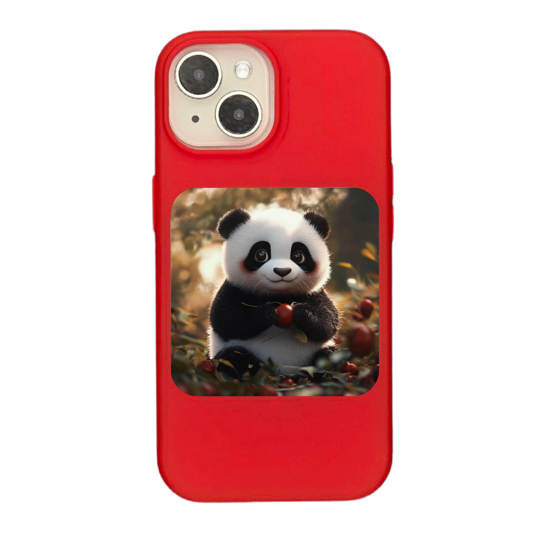 Sweet Panda with Autumn Harvest Charm